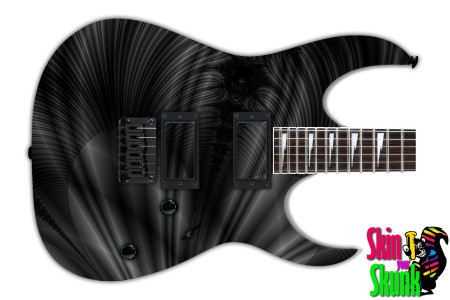  Guitar Skin Gothic Feather 