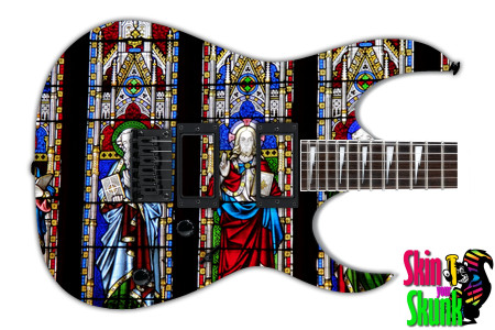  Guitar Skin Gothic Glass 