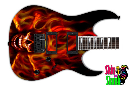  Guitar Skin Skull Airbrush 