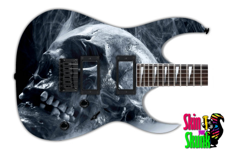  Guitar Skin Skull Smoke 