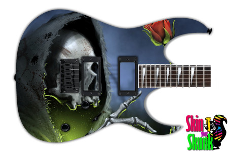  Guitar Skin Skull Sorrow 
