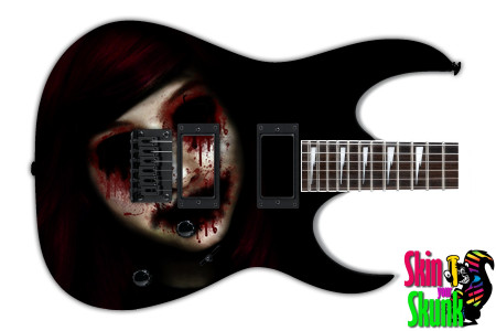  Guitar Skin Subtle Dark Clown 