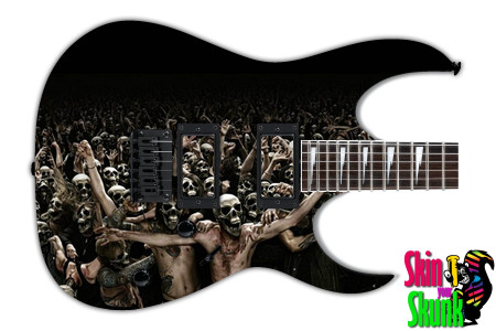  Guitar Skin Subtle Dark Crowd 