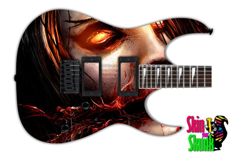  Guitar Skin Subtle Dark Tear 