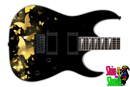  Guitar Skin Elegant Butterfly 