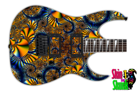  Guitar Skin Fractal Chaos 