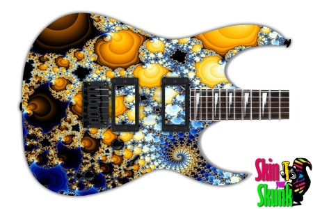  Guitar Skin Fractal Clouds 