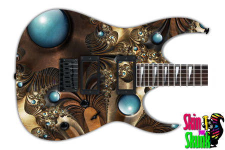  Guitar Skin Jfractal Gold 