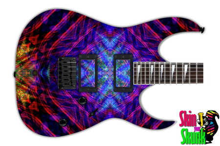  Guitar Skin Kaleidoscope Blur 