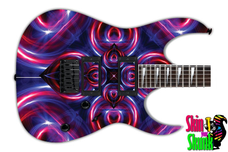  Guitar Skin Kaleidoscope Burn 