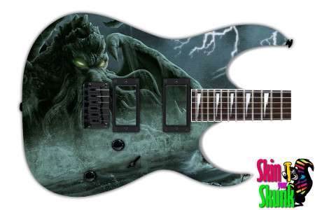 Guitar Skin Cthulhu Lightning 