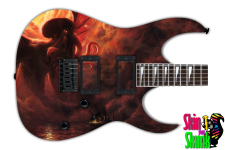  Guitar Skin Cthulhu Sun 