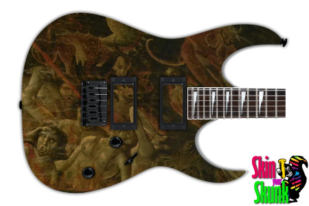  Guitar Skin Evil Religious 