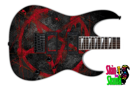  Guitar Skin Wicked Pentagram 