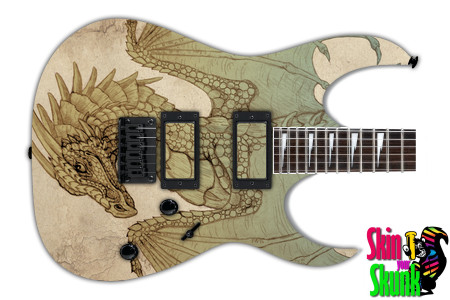  Guitar Skin Dragon Art 