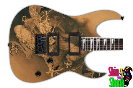  Guitar Skin Dragon Parchment 