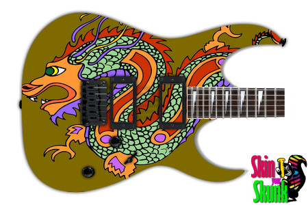  Guitar Skin Dragon Wall 