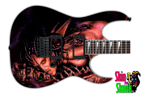  Guitar Skin Mythology Succubus 