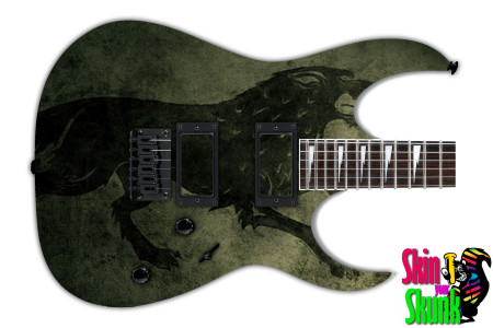  Guitar Skin Thrones Wolf 