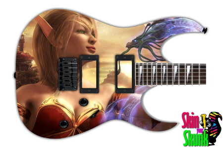 Guitar Skin Wow Bloodelf 