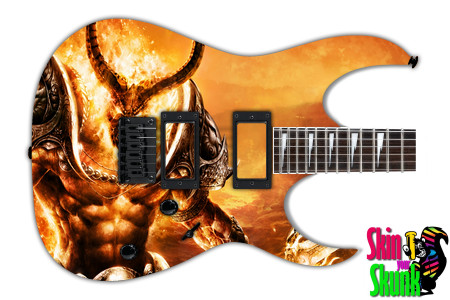  Guitar Skin Wow Fire 