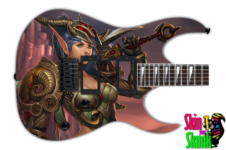  Guitar Skin Wow Horns 