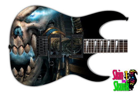  Guitar Skin Wow Hornskull 