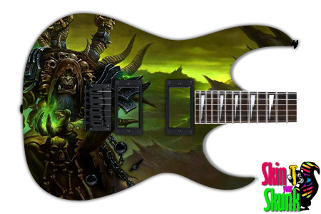  Guitar Skin Wow Skulls 