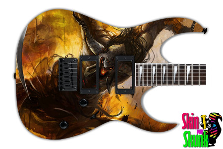  Guitar Skin Wow Swords 