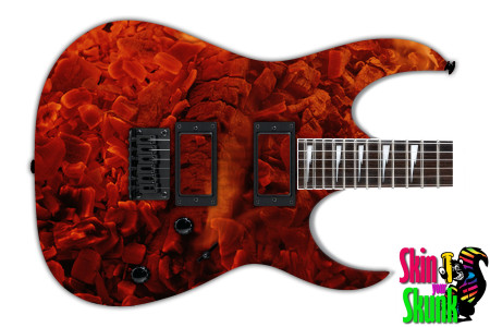  Guitar Skin Fire Cloud 