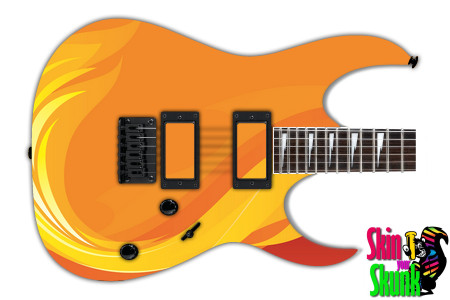  Guitar Skin Fire Designer 