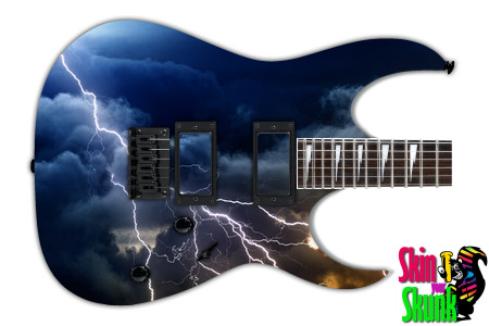  Guitar Skin Lightning Scare 