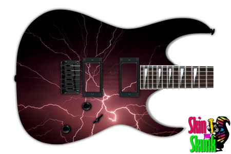  Guitar Skin Lightning Shock 
