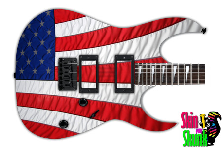  Guitar Skin Flag Angle 