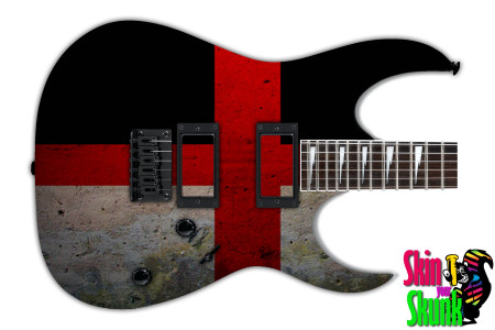  Guitar Skin Flag Cross 