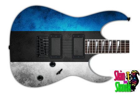  Guitar Skin Flag Estonia 