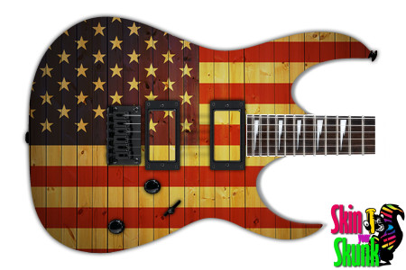  Guitar Skin Flag Fade 
