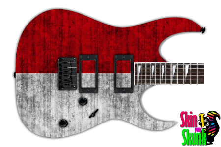  Guitar Skin Flag Indo 