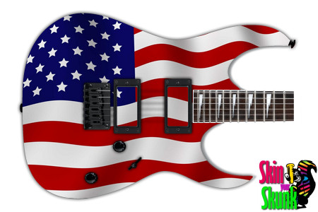  Guitar Skin Flag Rip 
