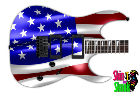 Guitar Skin Flag Shine 