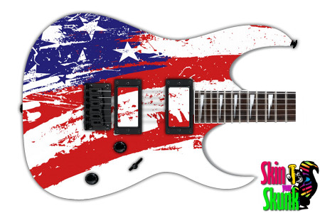  Guitar Skin Flag Stroke 