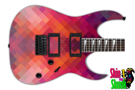  Guitar Skin Geometric Bleed 