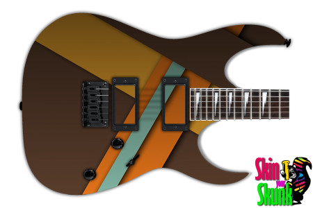  Guitar Skin Geometric Brown 