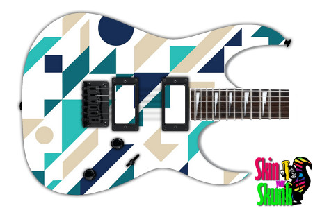  Guitar Skin Geometric Cool 