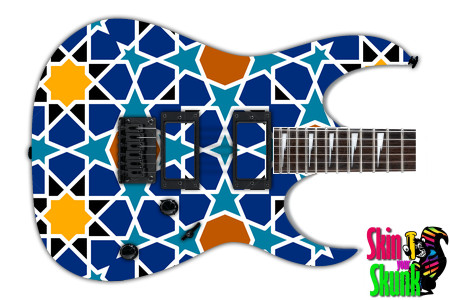  Guitar Skin Geometric Dots 