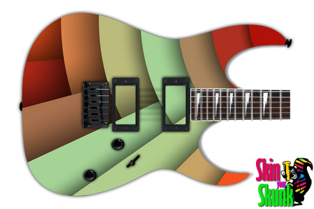  Guitar Skin Geometric Fan 