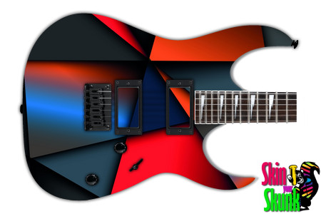  Guitar Skin Geometric Glass 