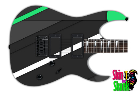  Guitar Skin Geometric Greendot 