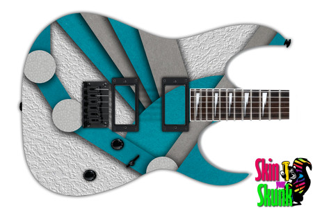  Guitar Skin Geometric Paper 
