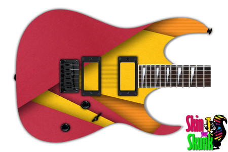 Guitar Skin Geometric Rose 